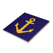 Carreau Nautical anchor logo Ceramic Tile (Côté)