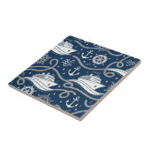 Carreau Nautical Cruise Seamless Pattern (Côté)