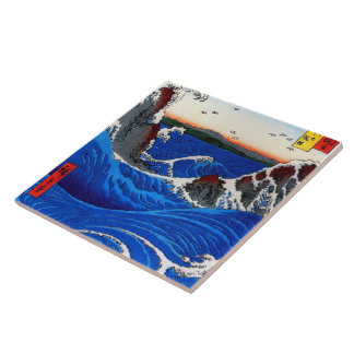 Carreau Navaro Rapids, Hiroshige Art Japonais