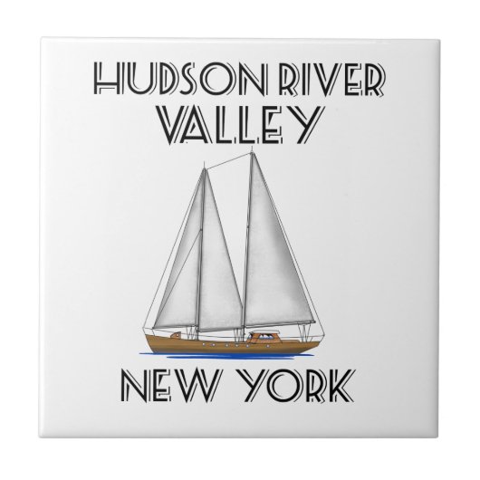 Carreau Navigation Hudson River New York (Devant)