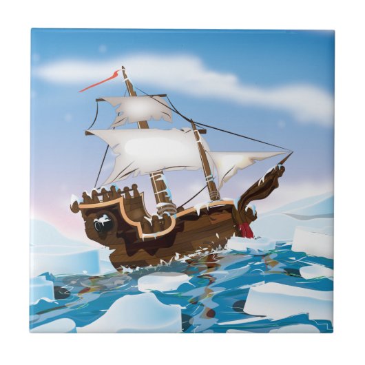 Carreau Navire de brise-glace (Devant)