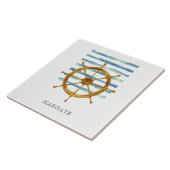 Carreau NAVIRES D'AQUILLAGE ROUE PLAGE côtière MARGATE (Côté)