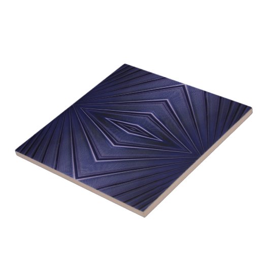 Carreau Navy Abstract (Côté)