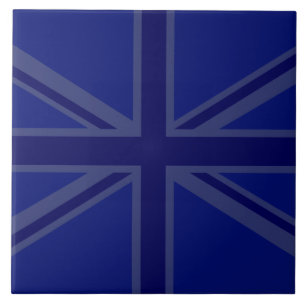 Carreau NAvy Blue Union Jack Decor