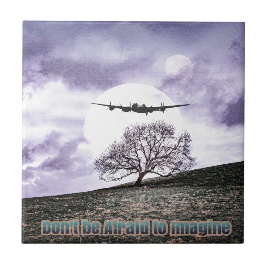 Carreau N'ayez pas peur d'imaginer (Devant)