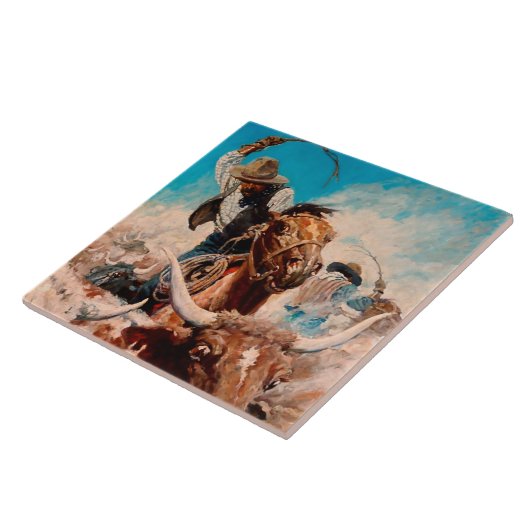 Carreau NC Wyeth Peinture "Découpe" (Côté)