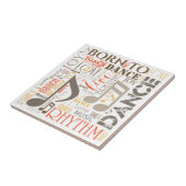 Carreau Né à Dance Brown ID277 (Côté)