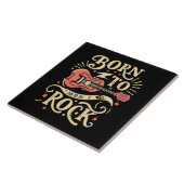 Carreau Né à Rock Electric Guitar (Côté)