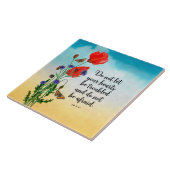 Carreau Ne laissez pas votre coeur troublé (Côté)