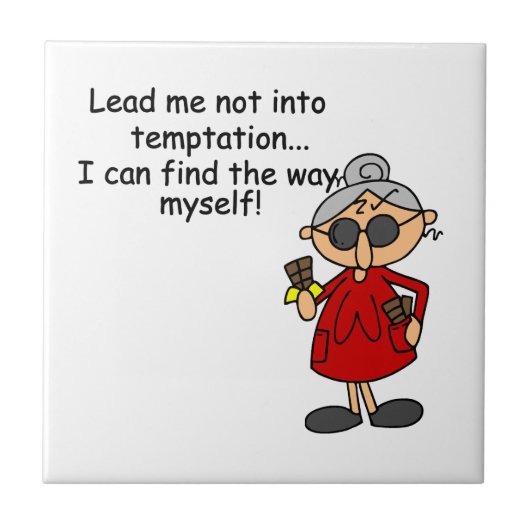 Carreau Ne Me Menez Pas Dans Un Humour De Tentation (Devant)