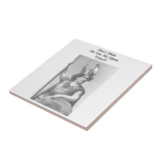 Carreau Ne m'oblige pas à utiliser ma voix Opéra (Côté)