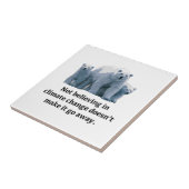 Carreau Ne pas croire au changement climatique (Côté)