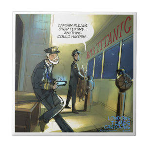 Carreau Ne pas écrire et Titanic drôle