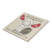 Carreau Ne pas s'arrêter (Côté)