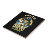 Carreau Né pour aller pêcher École forcée drôle (Côté)