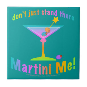 Carreau Ne restez pas là - MARTINI ME Dessous de verre en