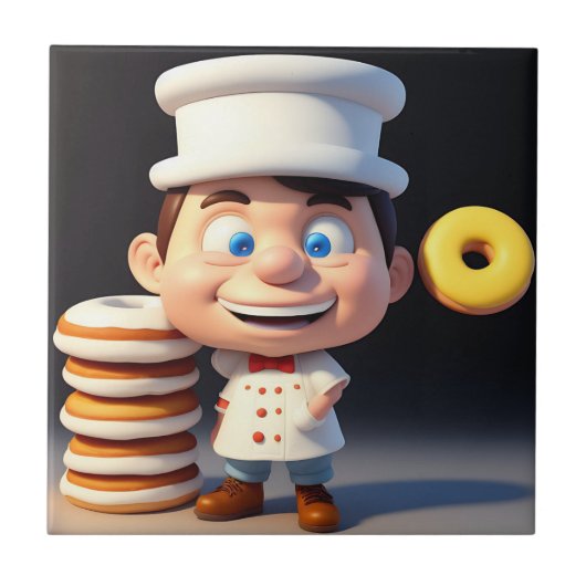 Carreau Ne Touchez Pas Mes Donuts, Carrelage En Céramique (Devant)