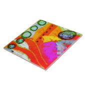 Carreau Ne va nulle part peinture numérique Abstraite (Côté)