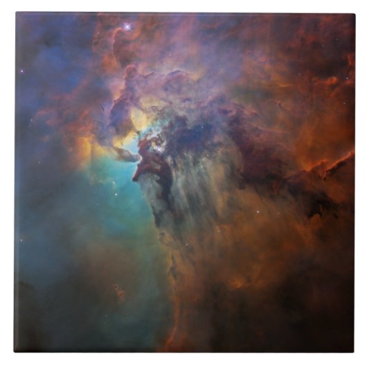 Carreau Nebula de lagune (Image spatiale astronomique) (Un (Devant)