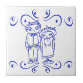 Carreau Néerlandais Blue Kids (Devant)