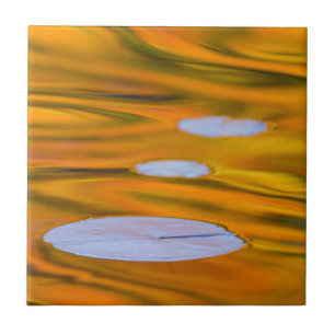 Carreau Nénuphar sur eau orange, Canada
