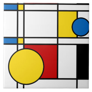 Carreau Néo-Plasticisme No 4 Carrelage d'art