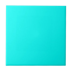 Carreau Néon turquoise clair tonalité moderne tendance