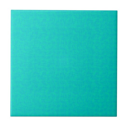 Carreau Néon turquoise texturé. (Devant)