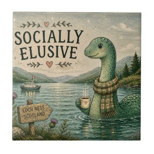 Carreau Nessie insaisissable socialement Cryptide cosy Loc