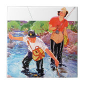 Carreau Netting A Fish par R.J. Cavaliere (Devant)