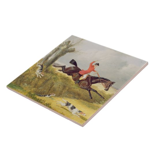 Carreau Nettoyage d'un trou, 1839 (huile sur panneau) (Côté)