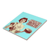 Carreau Neuf pouces de chocolat lisse foncé (Côté)