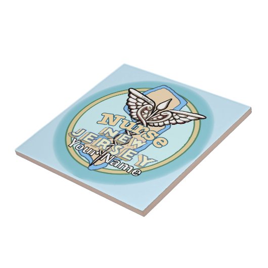 Carreau New Jersey Nurse Caduceus Tile (Côté)