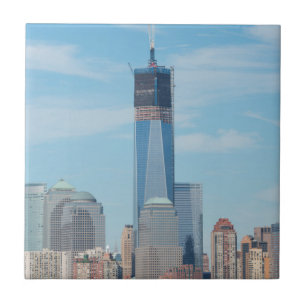 Carreau New York, New York. Skyline de la ville de Manhatt