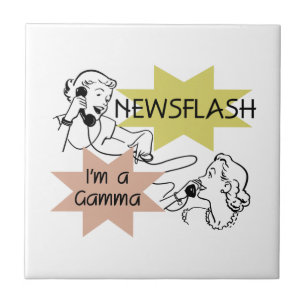 Carreau Newsflash Je suis un cadeau Gamma