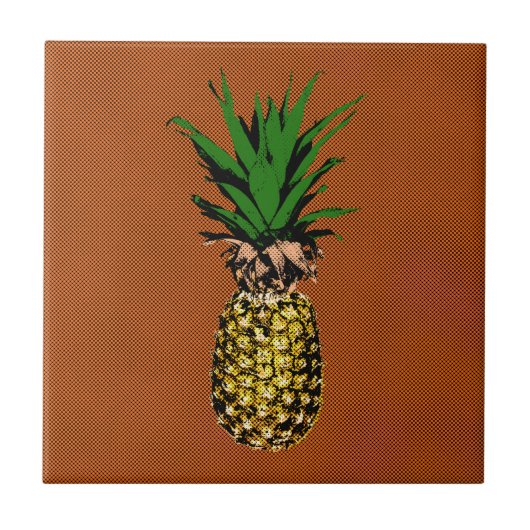 Carreau Newsprint ananas (Devant)