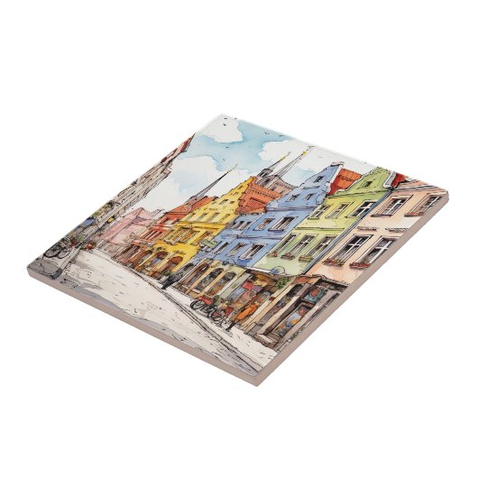 Carreau Nice peint Munich (Côté)