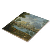 Carreau Nicolas Poussin - Paysage au calme (Côté)