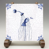 Carreau No Delft Blue Dutch Style 