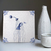 Carreau No Delft Blue Dutch Style