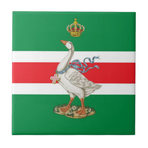 Carreau Nobile Contrada dell' Oca (Oie) Palio