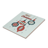 Carreau Noël atomique du milieu du siècle (Côté)