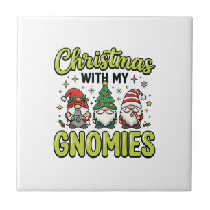 Carreau Noël avec mes lutins modèle gnome