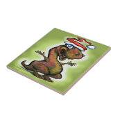 Carreau Noël bébé T-Rex (Côté)