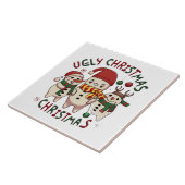 Carreau Noël blanc ; UGLY CHRISTMAS (Côté)