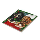 Carreau Noël Bonjour Puppies (Côté)