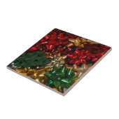 Carreau Noël Bows colorés Festive vacances (Côté)