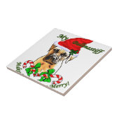 Carreau Noël Bullmastiff (Côté)