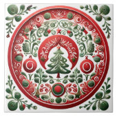 Carreau Noël d'art populaire (Devant)