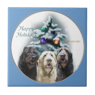 Carreau Noël de Labradoodle